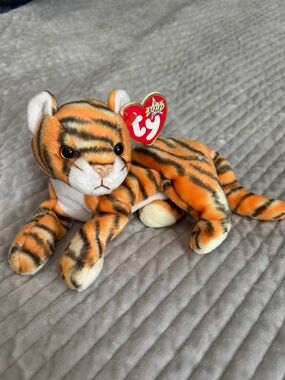Ty Beanie Baby India the Tiger 2000 MWMT Vintage Plush Retired
